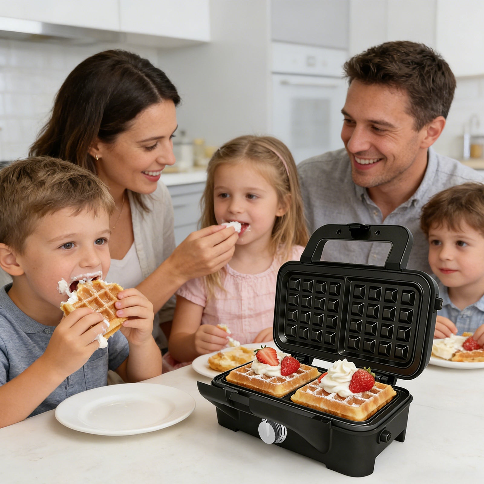 3 In 1 Sandwich Press Grill and Waffle Maker