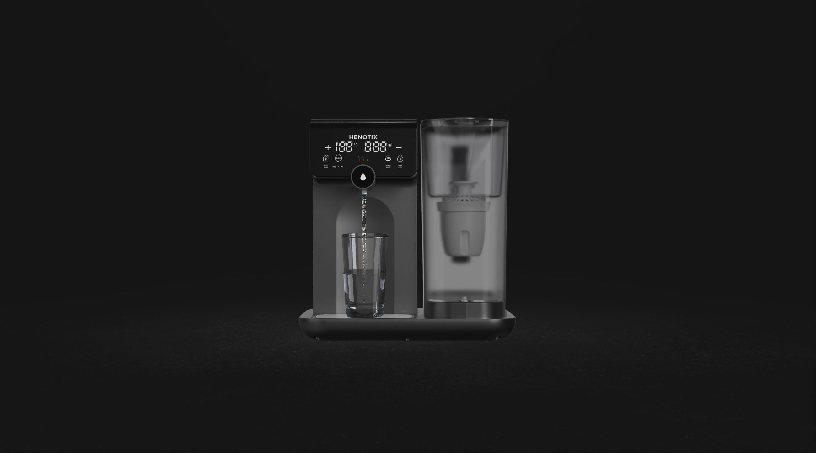 Energy-Efficient Hot Water Dispenser for Kitchen Counter